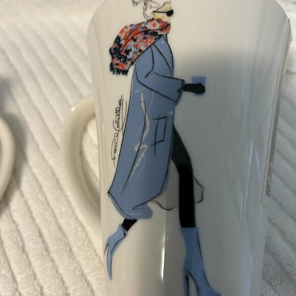 A set of Paul Costelloe Fine Pocelain Coffee Cups - Picture 2 of 5